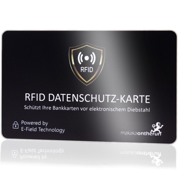 RFID NFC Blocker Karte | DEKRA-geprüft - schwarz
