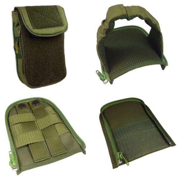 No Bäg Outdoor Revolution Olivegreen double patch Set with 3 Zip-on
