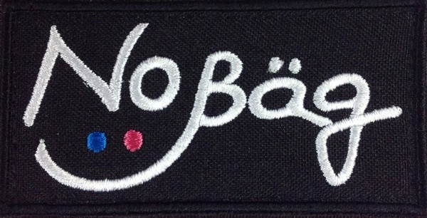 No Bäg Patch Logo black