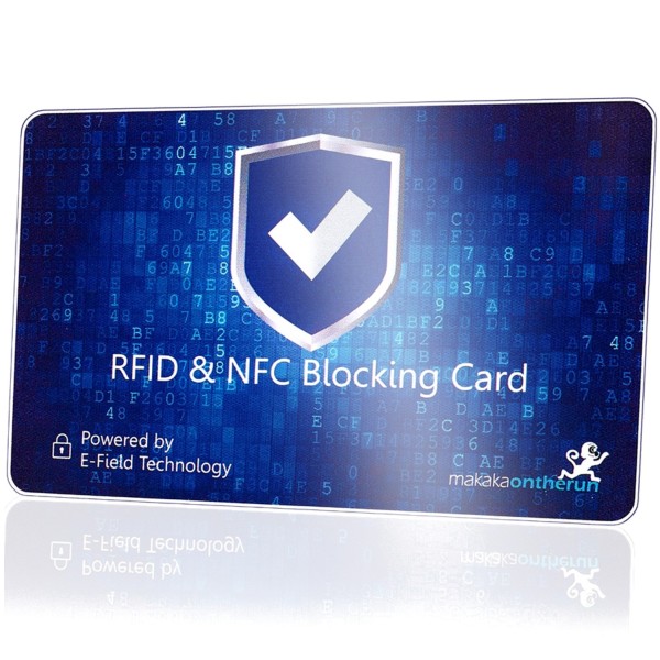 RFID NFC Blocker Karte | DEKRA-geprüft - blau